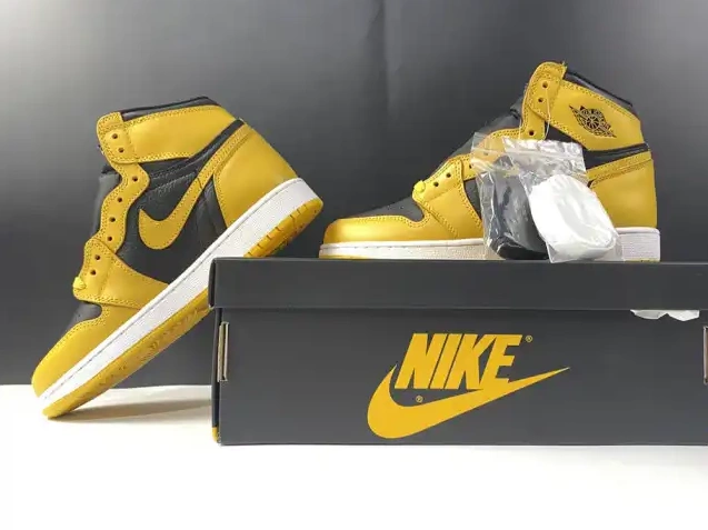 Official Maikesneakers High Jordan Retro 555088-701 Air OG 1 Pollen 0415
